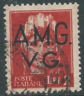 1945-47 TRIESTE AMG VG USATO IMPERIALE 2 LIRE - L16 - Used