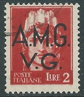 1945-47 TRIESTE AMG VG USATO IMPERIALE 2 LIRE - L17 - Oblitérés