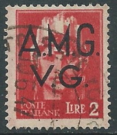 1945-47 TRIESTE AMG VG USATO IMPERIALE 2 LIRE - L19 - Usati