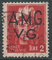 1945-47 TRIESTE AMG VG USATO IMPERIALE 2 LIRE - L19 - Used