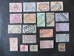 Belgique : Colis Postaux :20 Timbres Oblitérés - Colecciones