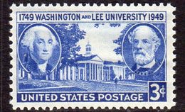 USA 1949 Washington & Lee University, Lexington VA, MNH (SG 979) - Nuovi