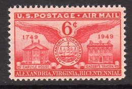 USA 1949 Bicentenary Of Alexandria, VA Airmail, MNH (SG A981) - Ongebruikt
