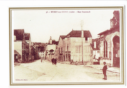 Double Cpm - 10 - MUSSY-SUR-SEINE - Aube - Rue Boursault - Retro Poupousse - Reproduction - BYRRH - Mussy-sur-Seine