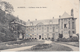 ACHEUX - Château ( Vue De Façe ) PRIX FIXE - Acheux En Amienois