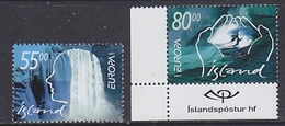 Europa Cept 2001 Iceland 2v ** Mnh (35314F) Promotion - 2001