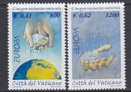 Europa Cept 2001 Vatican City 2v ** Mnh (35314M) @ Face - 2001