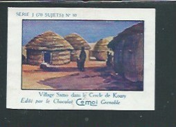 A.O.F. Série J Chromo Pub: Cémoi RARE Village Samo Cercle De Koury Bien à TB 75 X 50 Mm Afrique Colonies Françaises 1931 - Autres