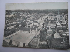 CPSM 53 - MAYENNE - EN AVION AU-DESSUS DE FOUGEROLLES DU PLESSIS - Landivy