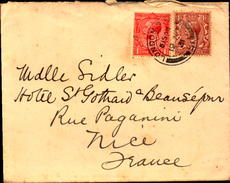 Lettre De Londre Pour La France + Lettre Junior Army Et Navy Club, 1931     (bon Etat) - Postmark Collection