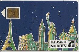 CARTE¤-PUBLIC-1989-F 59A-615-50U-SC4-on-3/89-LUCY-(2tt A Monttessuy)-V° N° Série 895503-UTILISEE-TBE-LUXE - 1989