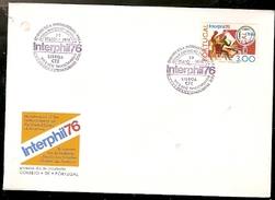 Portugal & FDC INTERPHIL, 200 Years Of The American Revolution, Lisboa 1976 (1283) - Unabhängigkeit USA