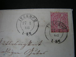 Itzehoe Brief 1868 - Conf. De L' All. Du Nord