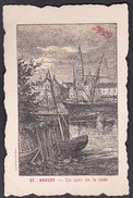 Carte Pub MAGGI - ANVERS (Antwerpen) - Un Coin De La Rade  - Lith. M. Roussel, Bruxelles N°27 - Antwerpen