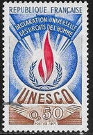 N°  41   FRANCE  -  UNESCO  - OBLITERE  -  1969/1971 - - Gebraucht