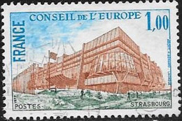 N°  54   FRANCE  -  CONSEIL DE L'EUROPE  - OBLITERE  -  1977 - - Afgestempeld