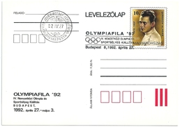 5067 Hungary FDC With SPM Postcard Olympic Champion 1932 1936 1948 1952 1956 Fencing Philately - Ete 1952: Helsinki