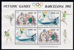 1992, Irland, 782/83 Block 9, Olympische Sommerspiele, Barcelona. MNH **. - Blocks & Sheetlets