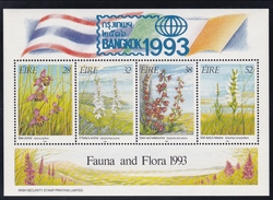 1993, Irland, 821/24 Block 10 II, Orchideen. MNH **. - Blocks & Sheetlets