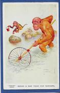 CPA Lawson Wood Singe Monkey Position Humaine Circulé - Wood, Lawson