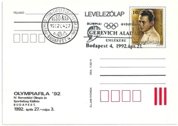 5080 Hungary FDC With SPM Postcard Olympic Champion 1932 1936 1948 1952 1956 1960 Fencing Philately - Ete 1948: Londres