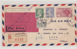 FRANCE  PLI AERIEN  1929   CACHET D'ARRIVEE - 1960-.... Briefe & Dokumente