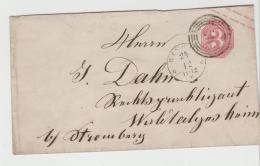 THT106 /  Thurn & Taxis -  Ganzsache Aus Bingen - Storia Postale