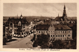 Zwickau, Innere Plauensche Straße Mit Hauptzollamt, Ca. 30er Jahre - Zwickau