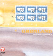 Greenland 1998 Christmas Stamps Mi 329-330x  In Christmas Booklet Nr 3, Cancelled(o) - Oblitérés