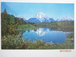 Postcard Teton Mountains Jackson Hole Wyoming My Ref B11003 - Other & Unclassified