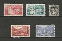 Paysages D'Andorre Et Type Blanc - Unused Stamps