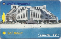 Mexico - Ladatel - Sol Melia - Turquesa - P-0178 - 50$, 06.1998, Used - Mexico