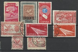 Espagne 9 TIMBRES POUR LETTRES EXPRES - Espresso