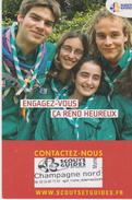 CPM 10X15 . SCOUTISME . Scouts Guides Champagne Nord  "Engagez-vous,ça Rend Heureux " - Scouting