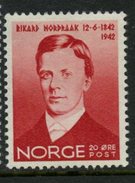 Norway 1942 20o Robert Nordraak Issue #249  MH - Nuovi