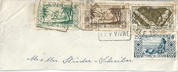 Brieffragment  Papeete In Die Schweiz          1935 - Covers & Documents