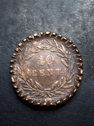 MONNAIE DITES : DE BAGNARD OU FORÇAT "10 CENTIMES CHARLES X - 1825". - Variétés Et Curiosités