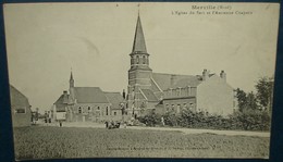 MERVILLE.Eglise De Sart Et Ancienne Chapelle.Cpa,voyagé,be - Merville