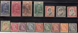 Complete Set Used QEII,  New Zealand 1953, (9d Cond., Pin Hole) As Scan - Steuermarken/Dienstmarken