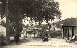 Pierrebuffière ( 87 ) Route Nationale - Pierre Buffiere