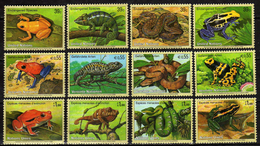 UN  New York/Geneva/Vienna Joint Issues 2006.Endangered Species.Frogs.Reptiles.Lizards.Reptiles.Snakes.Amphibians.MNH - Emissions Communes New York/Genève/Vienne