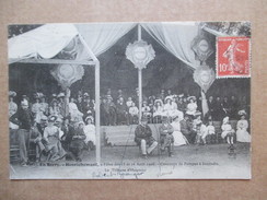 Delcampe - CHER  18  HENRICHEMONT  -  FETES DU 15 ET 16 AOUT 1908 - CONCOURS DE POMPES A INCENDIE - TRIBUNE ....TRES ANIME     TTB - Henrichemont