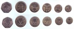 Cyprus 6 Coins Lot 2004 - Zypern