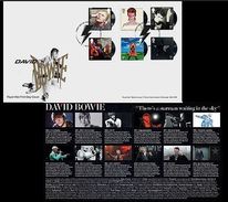 GROSSBRITANNIEN GRANDE BRETAGNE GB 2017 DAVID BOWIE STAMPS SET OF 6V. FDC SG 3933-38 MI 4009-14 YT 4411-16 SC 3591-96 - 2011-2020 Ediciones Decimales