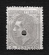 SPAGNA 1879 - Telegrafos - Alfonso XII - 4 P. - Edi:ES 198T - Unused Stamps