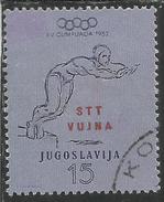 TRIESTE B 1952 OLYMPIC GAMES HELSINKI GIOCHI OLIMPICI OLIMPIADI OLIMPIADE 15d USATO USED OBLITERE' - Usados