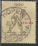 TRIESTE B 1952 OLYMPIC GAMES HELSINKI GIOCHI OLIMPICI OLIMPIADI OLIMPIADE 28d USATO USED OBLITERE' - Gebraucht