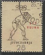 TRIESTE B 1952 OLYMPIC GAMES HELSINKI GIOCHI OLIMPICI OLIMPIADI OLIMPIADE 28d USATO USED OBLITERE' - Usados