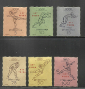 TRIESTE B 1952 OLYMPIC GAMES HELSINKI GIOCHI OLIMPICI OLIMPIADI OLIMPIADE COMPLETE SET SERIE COMPLETA MLH - Ungebraucht