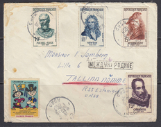 Brief 1958 France- Estland. - 1927-1959 Lettres & Documents